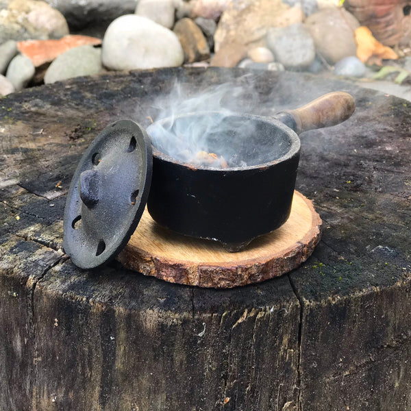 Cast Iron Resin and Herb Burner