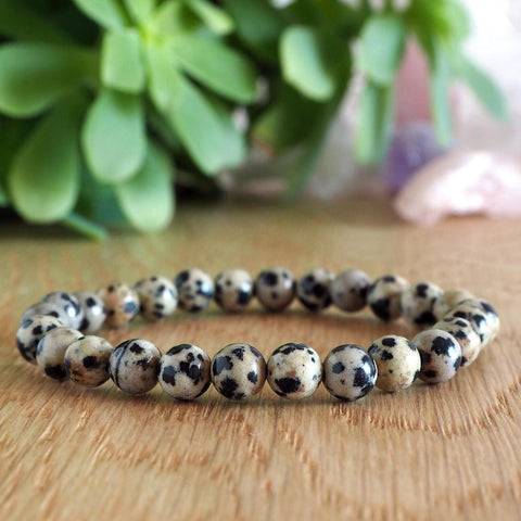 Joy and Purpose Bracelet: Dalmatian Jasper (3 Sizes)