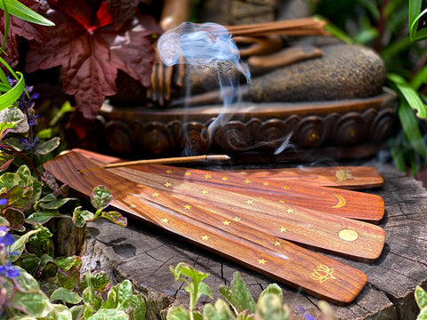 Soul Purifying Incense: Copal, Patchouli, Eucalyptus, Myrrh, Cinnamon, Rosemary, Oud, Jasmine, Dragon's Blood, Sandalwood, Palo Santo, Lavender, Lemongrass