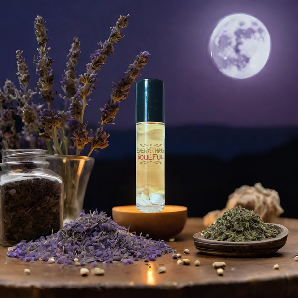 LUNA Infused with Moonstone Crystal Aromatherapy Potion