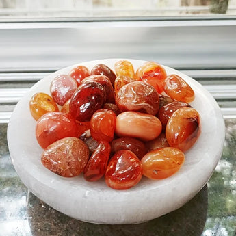 Carnelian: Motivation and Courage Tumbled Stone