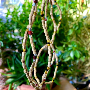 Good Karma and Protection Tulsi Bead Necklace from India