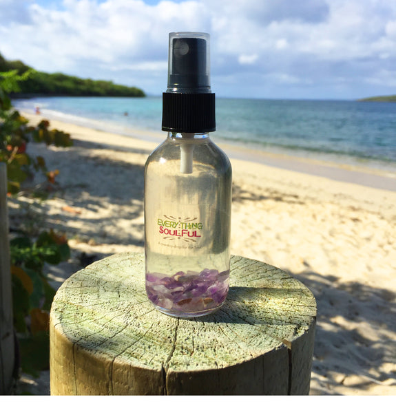 BLISS Infused with Amethyst Crystal Natural Spritzer