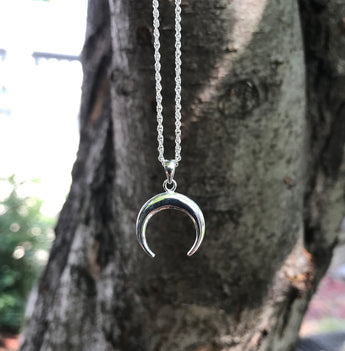 In-Tune with the Crescent Moon: Lunar Energy Pendant