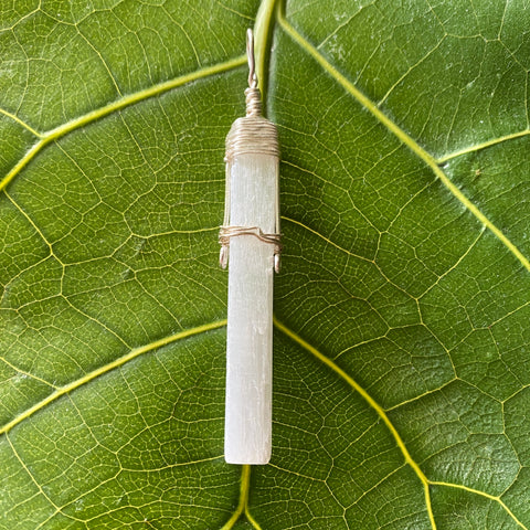 Clarity and Awareness Pendant: Selenite (6 Designs)