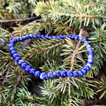 Wisdom and Focus Bracelet: Lapis Lazuli