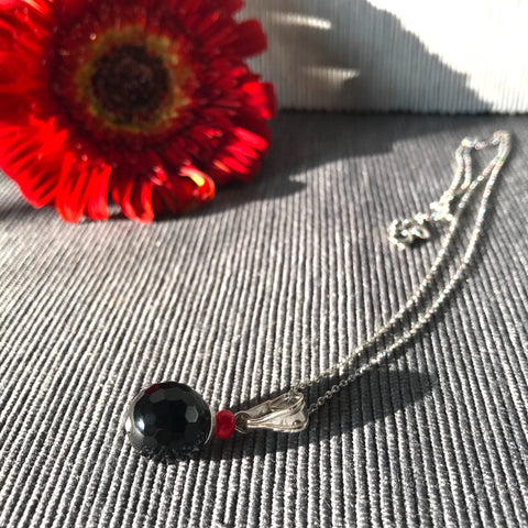 Protection Bead Pendant (Silver)
