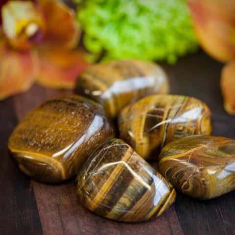 Tiger Eye: Willpower and Protection Tumbled Stone