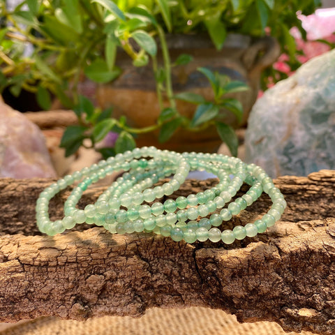 Abundance and Heart Healer Bracelet: Green Aventurine