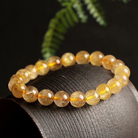 Stir Your Soul to Action Bracelet: Citrine (6mm)