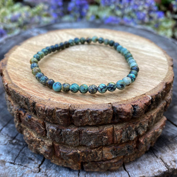 Evolution and Progress Bracelet: African Turquoise (4mm)