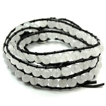 White Aventurine: Self-Reflection and Clarity Bracelet