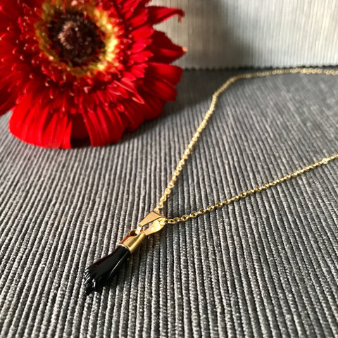 Azabache Pendant (Gold)