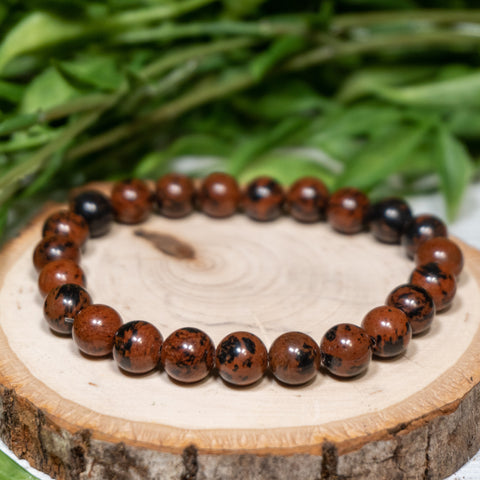 Personal Growth and Creativity Bracelet: Mahogany Obsidian